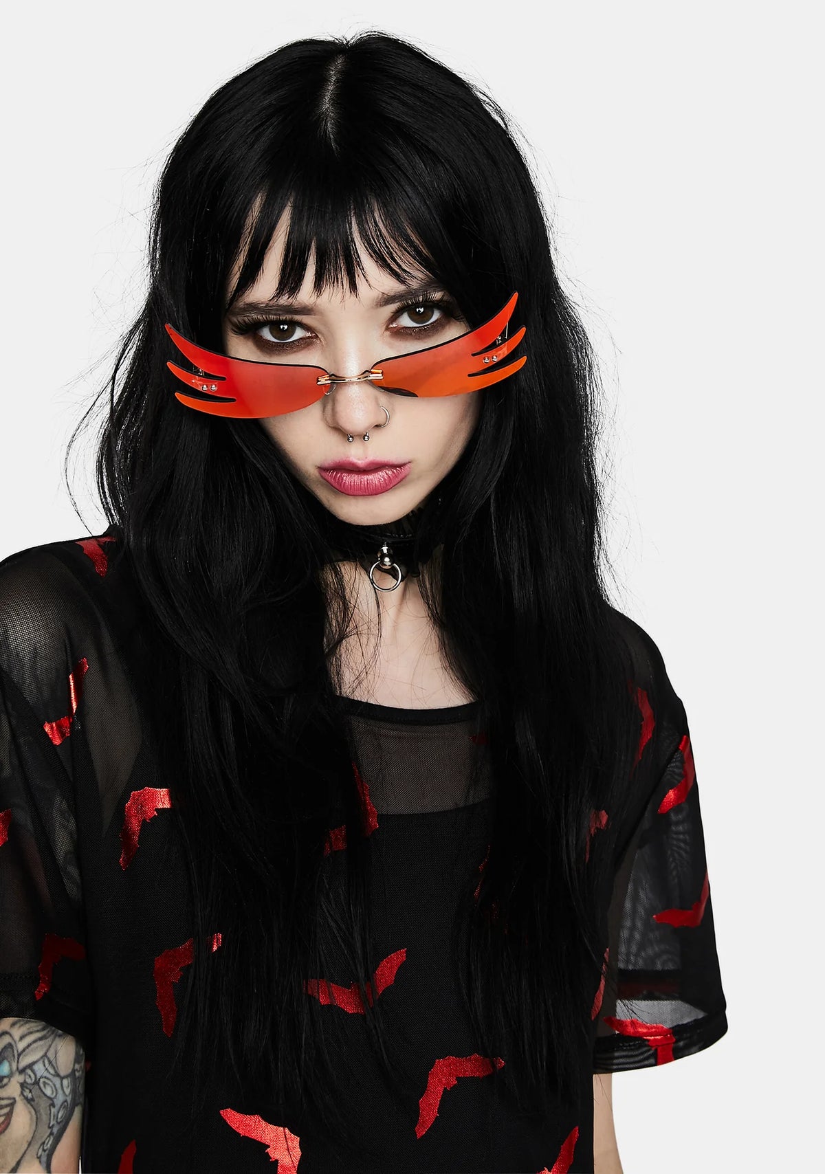 Crimson Above The Clouds Wing Sunglasses