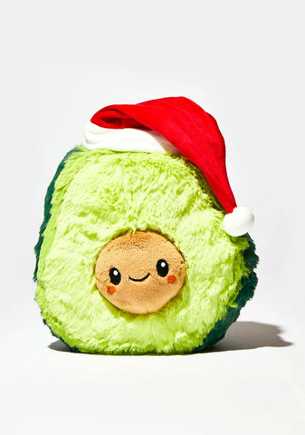 Santa Avocado Plush