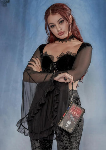 Nevermore Book Clutch