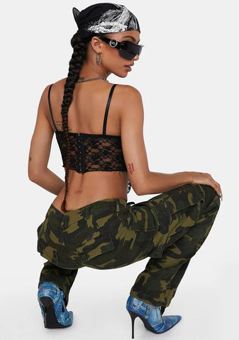 Up Your Game Camo Cargo Pants