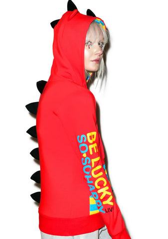 X So So Happy Fang Hoodie