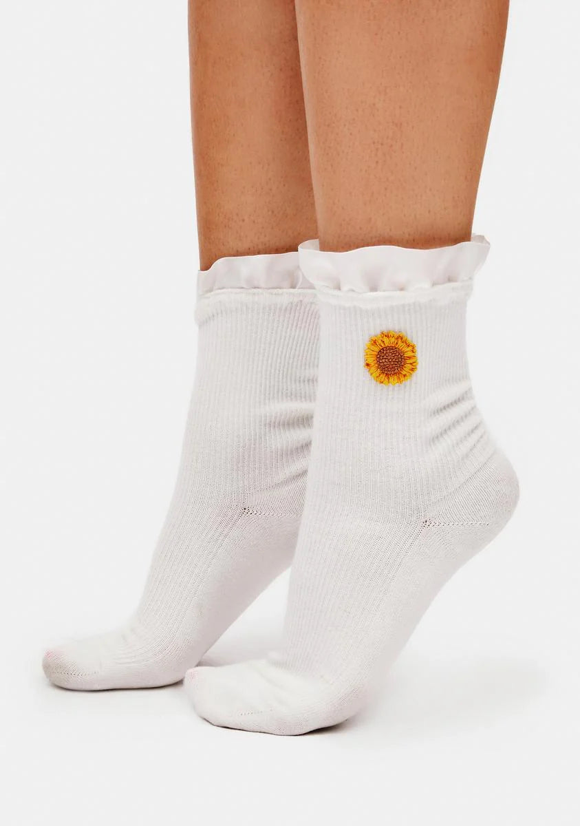 We're Going Places Crew Socks
