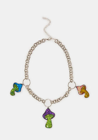 Trip On This Mushroom Necklace