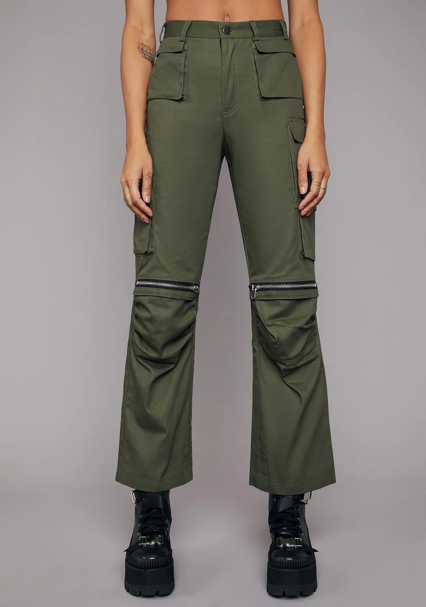 Varsity Player Canvas Cargo Pants