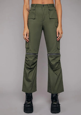 Varsity Player Canvas Cargo Pants