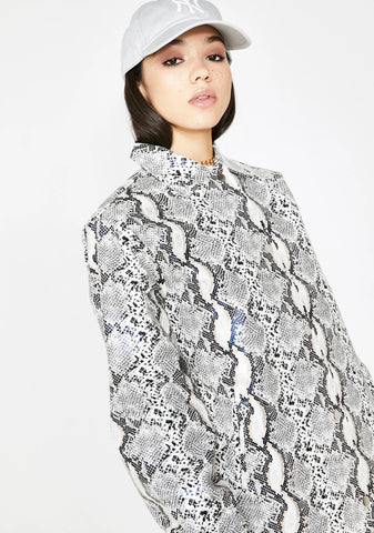 Servin' Serpent Snakeskin Jacket