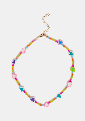 Must Be Love Beaded Choker