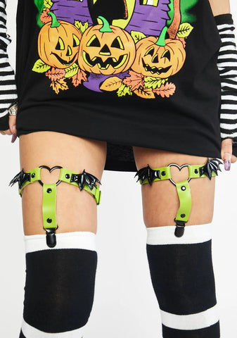 Slime Night Flight Garter Set