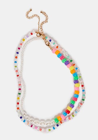 Here For The Weekend Layered Necklace