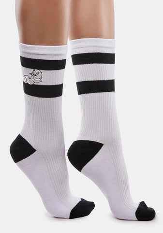 Too Ghoul For School Crew Socks