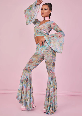 Divine Lush Opulence Flare Pants