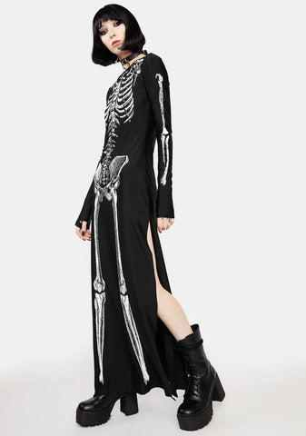 Bone-afied Babe Maxi Dress