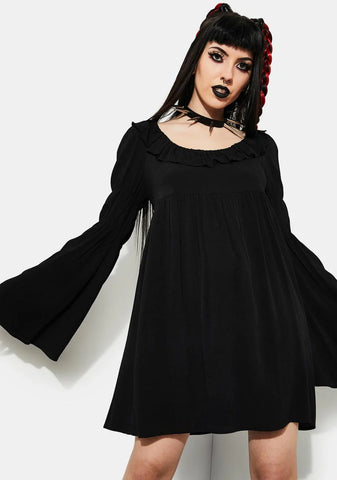 Bottomless Pit Flare Sleeve Mini Dress