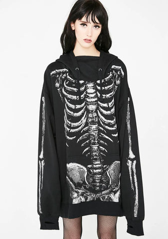 In Ya Bones Hoodie Dress