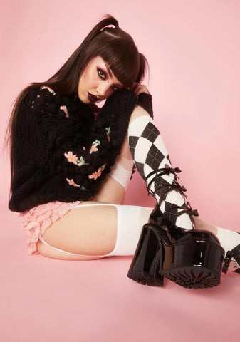 Dark Love Hangover Platform Mary Janes