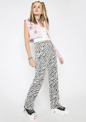 Totally Untamed Straight Leg Jeans