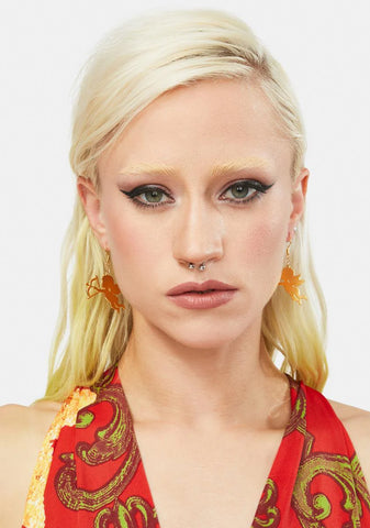 Cupid's Arrow Drop Earrings