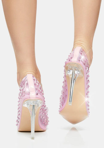 Fake Love Diamante Heels