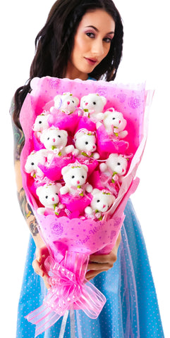 Baby Bear Bouquet - Pink