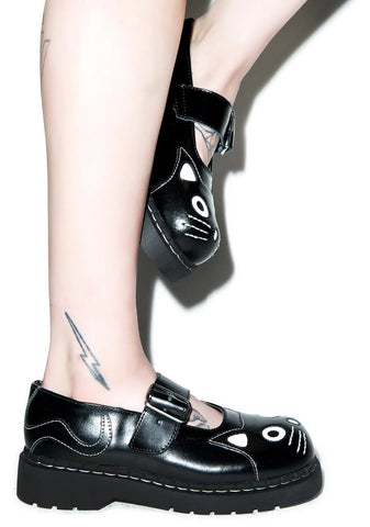 Anarchic Kitty Mary Janes