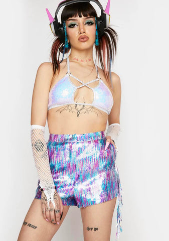 Made To Dream Sequin Shorts