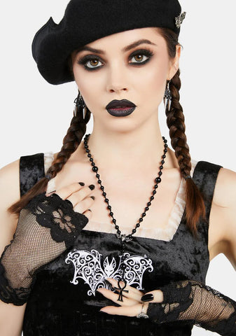 Hope & Pray Rosary Necklace