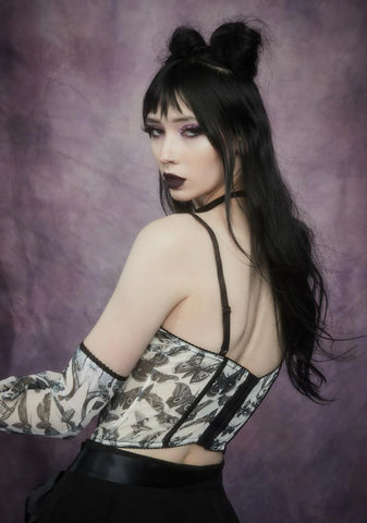 Spirit World Mesh Corset Top