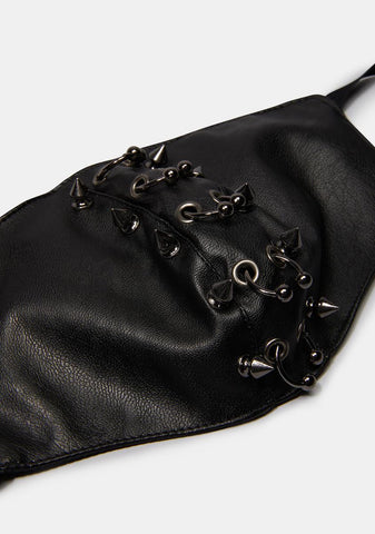 Break The Rules Pierced Face Mask