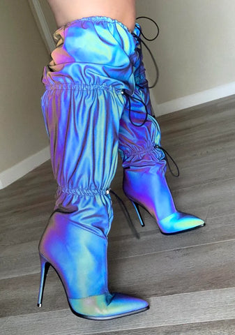 Rack It Up Reflective Boots