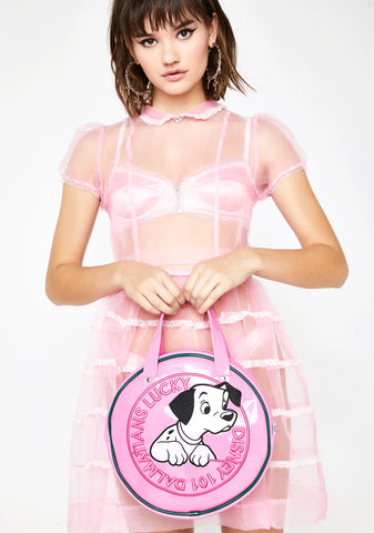 101 Enamel Circle Bag