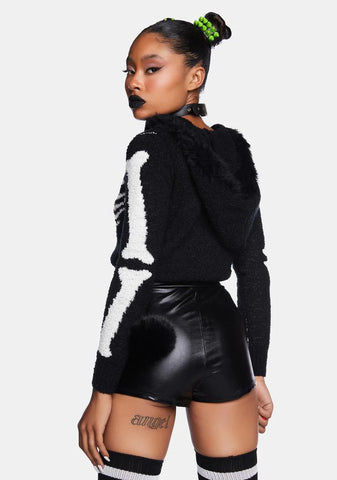 Haunted Out Booty Shorts