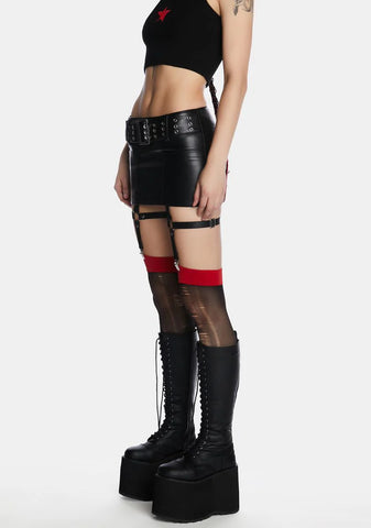 Bonded To You Micro Mini Skirt