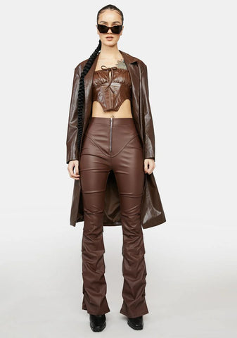 Mocha Certified Freak Flare Pants