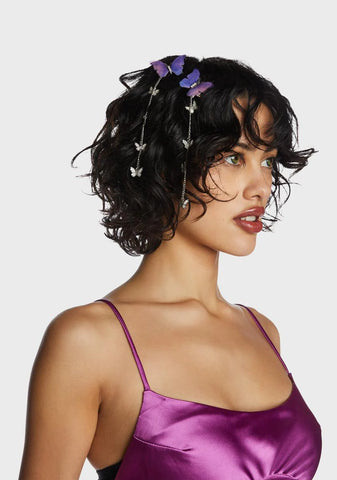 Magnificent Monarch Hair Clips Set