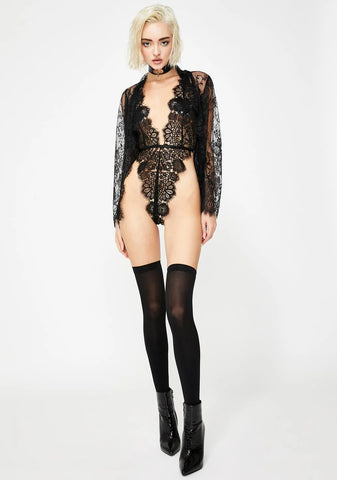 Ravishing Reverie Lace Robe Set