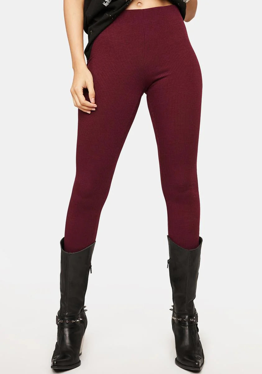 Most Necessary Slit Hem Leggings