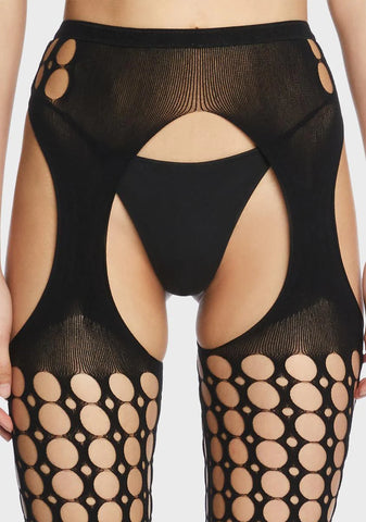 Test Your Courage Cutout Tights