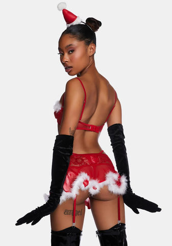 Mrs. Claus Lingerie Set