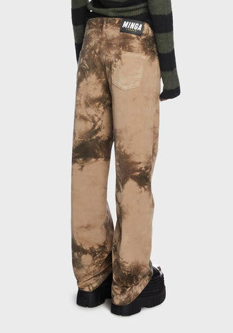 Haze Tie Dye Velvet Pants