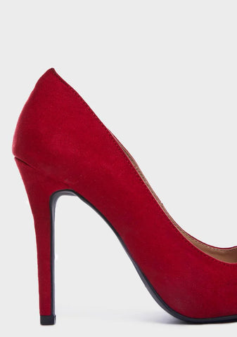 Love Winning Me Over Pointed Heels