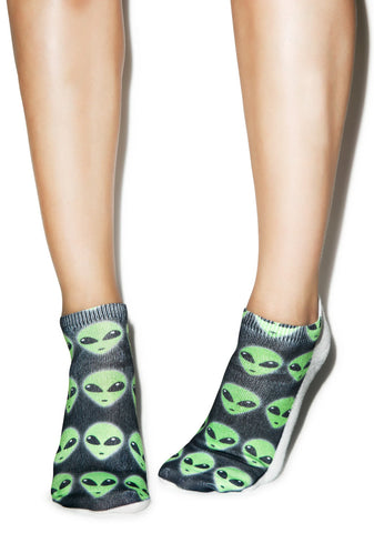 We Come In Peace Ankle Socks