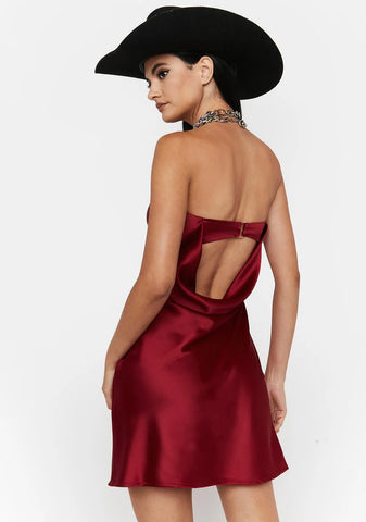 Feels So Right Satin Mini Dress