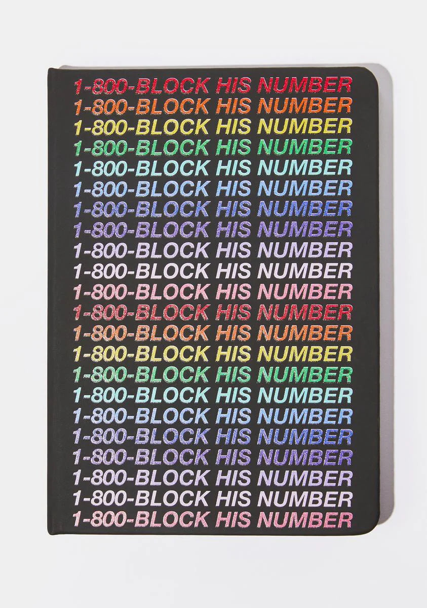 Block His Number Journal