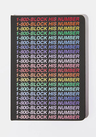 Block His Number Journal