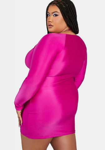 Plus Am I The Drama Mini Dress