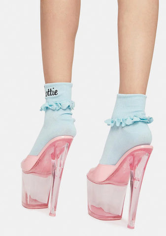 Real Hot Girl Ruffle Socks