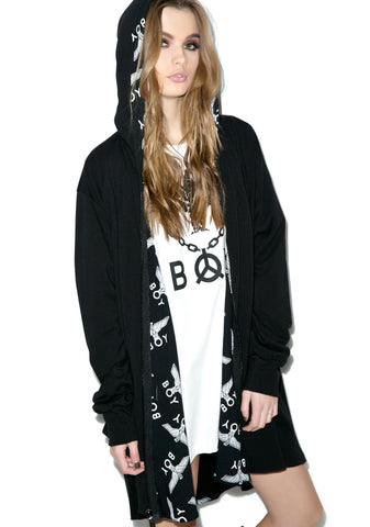 Allover Eagle Cape Coat