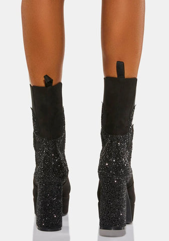 Apparent Lies Platform Boots