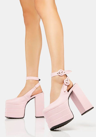 Pink Video Games Platform Heels
