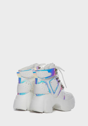 White Passionfruit-03 Wedge Sneakers